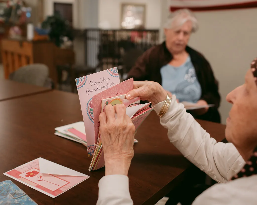 Resident settling into life at Heritage Assisted Living