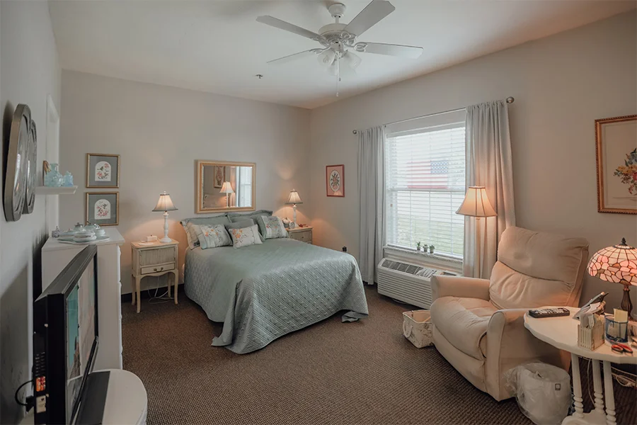 Apartment interior at Heritage Assisted Living