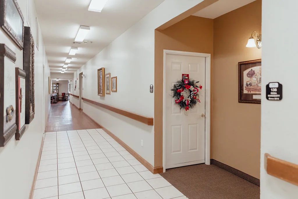Private meeting room at Heritage for family visits and confidential conversations