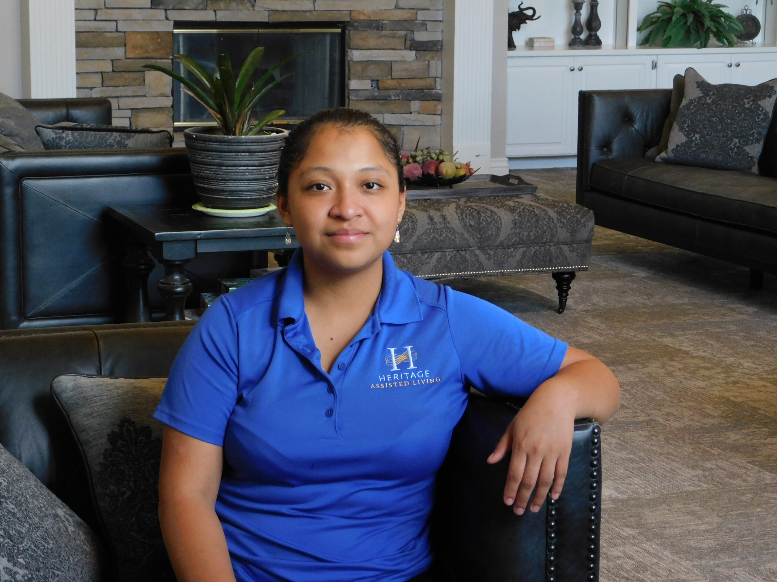 Ricio Reyes, Housekeeping and Laundry team member at Heritage Assisted Living