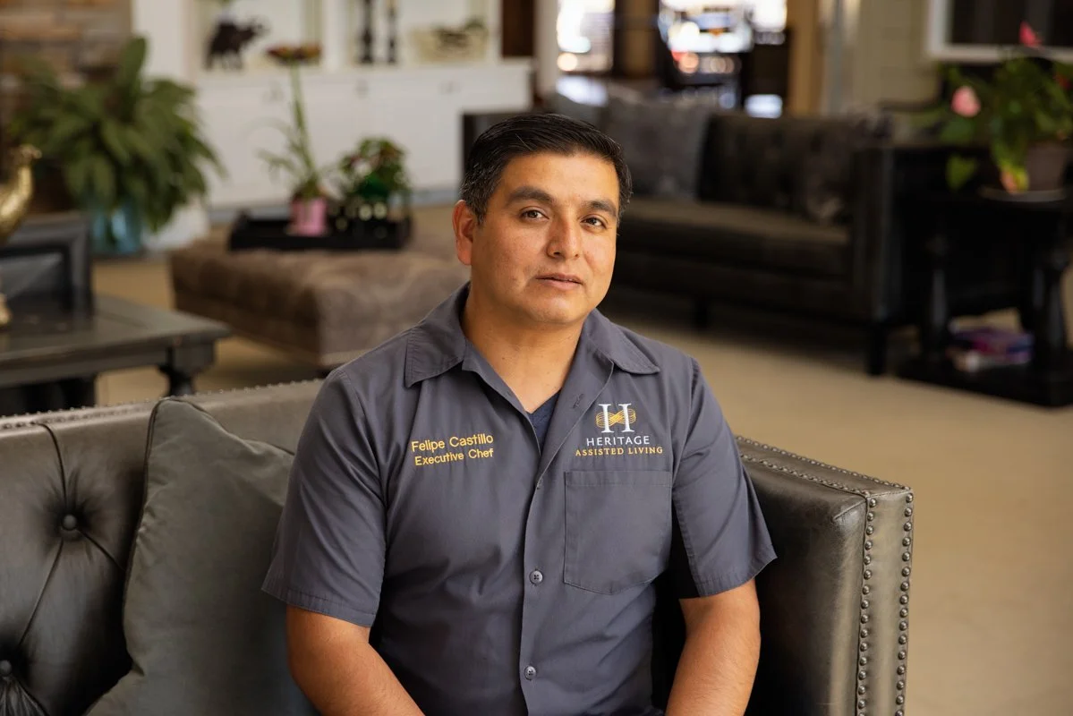 Felipe Castillo, Executive Chef at Heritage Assisted Living