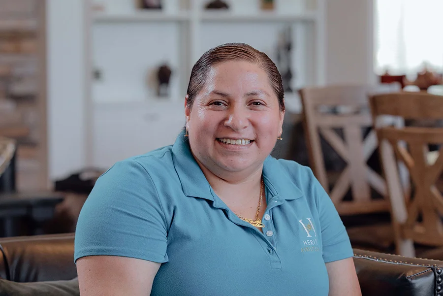 Romelia Mazariegos, Dietary team member at Heritage Assisted Living
