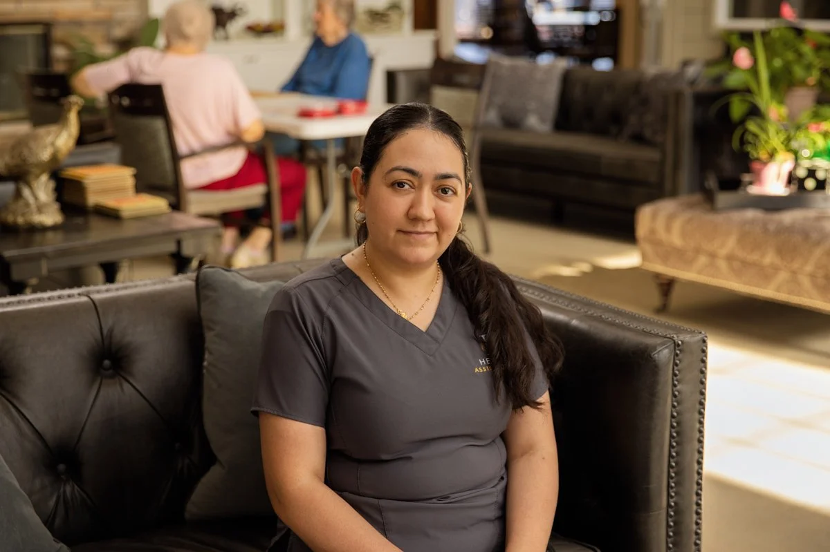 Onayda Barrios, Housekeeping team member at Heritage Assisted Living